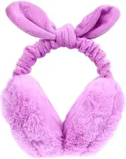[CHILDWEET] Earmuffs Soft Plush Earmuffs Winter Headwear Ear Covers Cold Weather Bunny Headbands for Hair Bands Headband Foldable Ear Wamer Lovely Ear Cover Students Earmuff Child