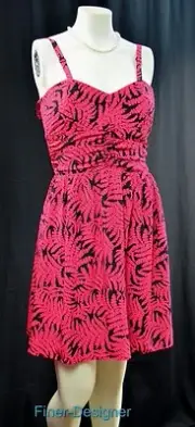 SABA Anthropologie Sundress mini Dress removable straps fit and flare Size 8 NWT