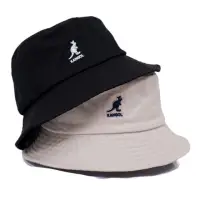 在飛比找momo購物網優惠-【KANGOL】WASHED BUCKET 漁夫帽 帽子 兩