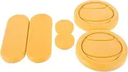 Yardwe Skateboard Accessories 6pcs Slider Gloves Downhill Comfort Fit for Skaters