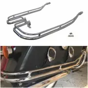 Nostalgic Saddlebag Guard Rails for 2009 Harley Davidson Road King Classic FLHRC