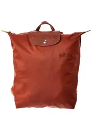 Longchamp Le Pliage Green Medium Canvas Backpack
