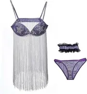 [VintageCos] Closer Alice Costume for Women Alice Ayres Movie Stripper Cosplay Costume Sexy Halloween Outfit Bikini Set