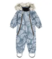 [Molo] Molo Baby Pyxis printed snowsuit M 36 blue
