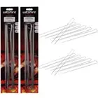 100% Genuine! WILTSHIRE Bar B Stainless Steel Double Skewers 33 cm Pack of 12!