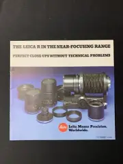 VINTAGE LEITZ LEICA SALES BROCHURE, PUB CATALOG Camera