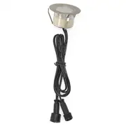 LED Deck Light Single in Satin Chrome