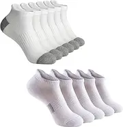 [DKDDSSS] 10 Pairs of Trainer Socks, Sports Socks, Running Socks, Trainer Socks, Men's Ankle Socks, Short Running Socks, Compression Socks, Breathable Sports Socks, Short Running Socks, White Socks,