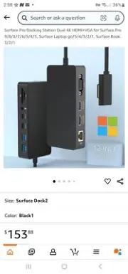 Expansion Dock Surface Computer Dedicated - Magnetic Connect Docking Station