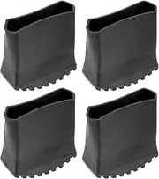 [Cabilock] Rubber Feet for Ladders 65 x 25 4 Pieces Non-Slip Ladder Feet Rubber Ladder Steep Foot Pads Replacement Step Ladder Feet Foot Mat Extension Ladder Covers Black Ladder Rubber Feet 60 x 20 cm