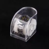 在飛比找蝦皮購物優惠-🎀現貨台灣🎀錶盒 手錶收納盒 單只塑料透明防塵展示盒 放置盒