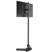 Single Monitor Mount, Extra Long Monitor Stand, 47 inch Pole Black Stand, Mon...