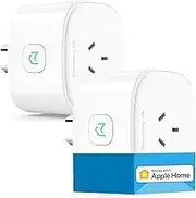 meross Smart Plug Works with HomeKit, 2 Piece