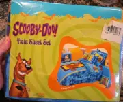 Sealed Scooby Doo Twin Bed Sheets SET w/ pillowcase Vintage Made In USA New