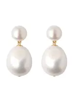 Eliou Sandra Pearl-embellished Drop Earrings ONE SIZE