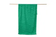 Canningvale Positana Terry Beach Durable Soft Quick-Drying Towel Wave Agave