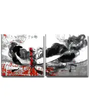 Ready2HangArt Inkd XVII Wrapped Canvas Wall Art by Tristan Scott