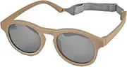 [CODOMOR] Baby Sunglass With Adjustable Strap, Sunglasses Case & Cleaning Cloths, Outdoor UV 400 Protection, Flexible Polarized Frame, Shatterproof Glasses Shades, for 0-36 Months Toddler Boys Girls
