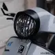 PMV150LX125重機配件比亞喬Vespa大燈網罩GTS300長領帶黑化燈框大燈網紋罩復古燈罩網