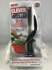 Clever Cutter 2 In 1 Knife And Cutting Board As Seen On TV New