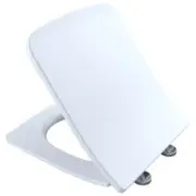 TOTO SS249R 15-1/4" Slim Square SoftClose Closed Front Toilet - Cotton