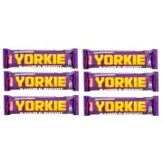 908191 6 x 44g BAR NESTLE YORKIE RAISIN AND BISCUIT CHOCOLATE BAR