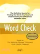 Word Check ─ A Concise Thesaurus Based on the American Heritage Dictionary of the English Language