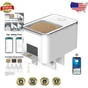 Automatic USB-Powered Fish Feeder for Aquariums - Adjustable Timer & History Log