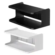 Double Layer Bedside Organizer Bedside Wall Shelf Wall Mount Floating Nightstand