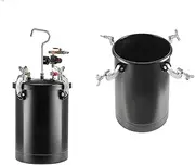 Electric Paint Sprayer Spray Paint Pressure Pot 15L Pressure Pot Tank 60 psi Adjustable Pressure Steel Pressure Pot Paint Home Paint Sprayer(20L)
