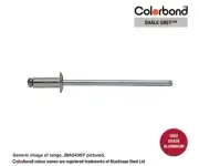 Aluminium Steel Rivet 3.2mm x 4.8mm Gull / Shale Grey - Box of 1000