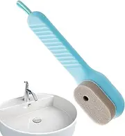 [Generic] Shoe Brush for Cleaning - Laundry Brush Shoe Stain Remover Brush | Multifunction Footwear Scrubber | Soap Dispenser Scrub Tool for Canvas Leather Sneakers Boots Bags Furniture Accessories