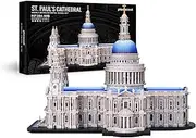 Piececool 3D Metal Puzzles for Adults St. Paul's Cathedral Metal Model Building Kits Puzzle 3D Jigsaw Set Creative Crafts