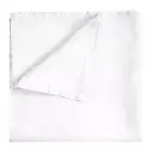 Set of 2 white stone wash crumpled linen napkins