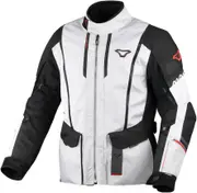 Macna Air Hybrid 2.0, textile jacket waterproof , color: Light Grey/Black/Red , size: XXL