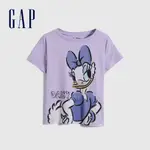 GAP 女童裝 GAP X SNOOPY史努比聯名 純棉T恤-淡紫色(770162)