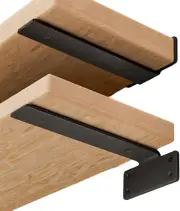 Shelf Brackets Floating Shlef Brackets 6-Inch 6-Packs, 1/5 Inch Thick Heavy Duty
