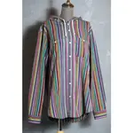 SUPREME 14F/W STRIPED MADRAS HOODED SHIRT 印度薄棉 條紋連帽襯衫