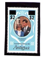 Antigua Monarquias Carlos y Diana de Gales Valor año 1984 (AA-665)