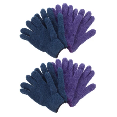 4 Pcs Gloves for House Cleaning Reusable Multi Purpose Washable