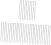Parliky 4sets Bookbinding Glue Strips Strong Adhesive Glue for Crafts Repair Tape 50 Strips 10pcs*4