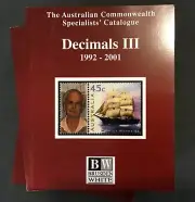 Australian Commonwealth Specialists Catalogue Decimals III 1992-2001