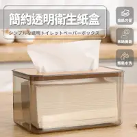 在飛比找momo購物網優惠-【樂邦】長型透明衛生紙盒(面紙盒 收納 置物盒)