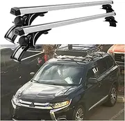 Compatible for Mitsubishi Outlander (no Side Rail) 48" Roof Rack Cross Bars Luggage Carrier