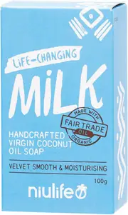 Handcrafted Coconut Oil Soap (Coconut Milk) - 100g