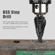 Labor-Saving Hole Drill Bit Nitriding Black HSS Step Drill Bit HSS High