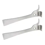 2Pieces Stainless Steel Cutting Tool Multifunction Thumb Type Bees Hives Scraper