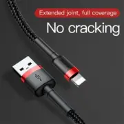 Phone Cable Baseus Cafule Fast Charging Data USB For iPhone 1.5A 2M Red & Black