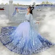 [AJOHBM] Carol Star Sequins Gradient Shimmering Women Gown Set Traditional Chinese Dress Prom Formal Birthday