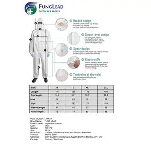 P1隔離衣 P2防護衣 醫療用拋棄式 CE、FDA認證 EN14126防護服面料規範 (顏色隨機發貨)